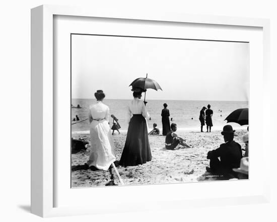 Turn of the Century Palm Beach-Science Source-Framed Giclee Print