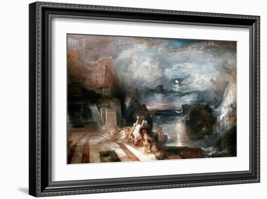 Turner: Hero & Leander-J. M. W. Turner-Framed Giclee Print