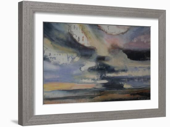 Turner in Translation 2, 2016, Oil and Shellac on Gesso Panel-Lou Gibbs-Framed Giclee Print