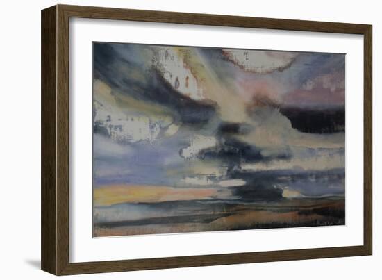 Turner in Translation 2, 2016, Oil and Shellac on Gesso Panel-Lou Gibbs-Framed Giclee Print