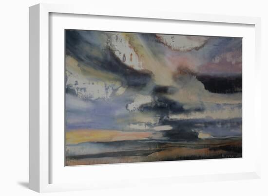 Turner in Translation 2, 2016, Oil and Shellac on Gesso Panel-Lou Gibbs-Framed Giclee Print