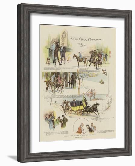 Turning the Tables, a Tale of the Road-Frank Craig-Framed Giclee Print