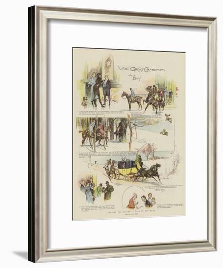 Turning the Tables, a Tale of the Road-Frank Craig-Framed Giclee Print