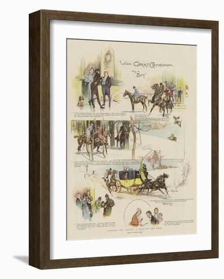 Turning the Tables, a Tale of the Road-Frank Craig-Framed Giclee Print