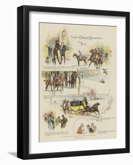 Turning the Tables, a Tale of the Road-Frank Craig-Framed Giclee Print