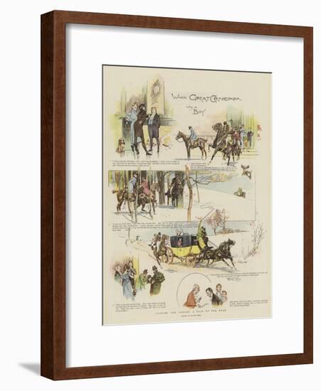 Turning the Tables, a Tale of the Road-Frank Craig-Framed Giclee Print