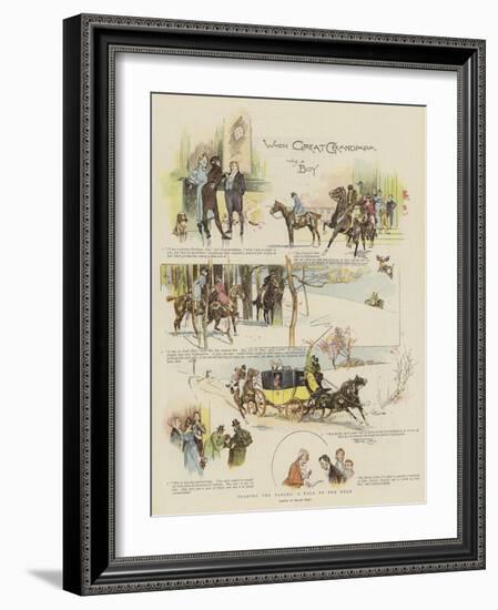 Turning the Tables, a Tale of the Road-Frank Craig-Framed Giclee Print