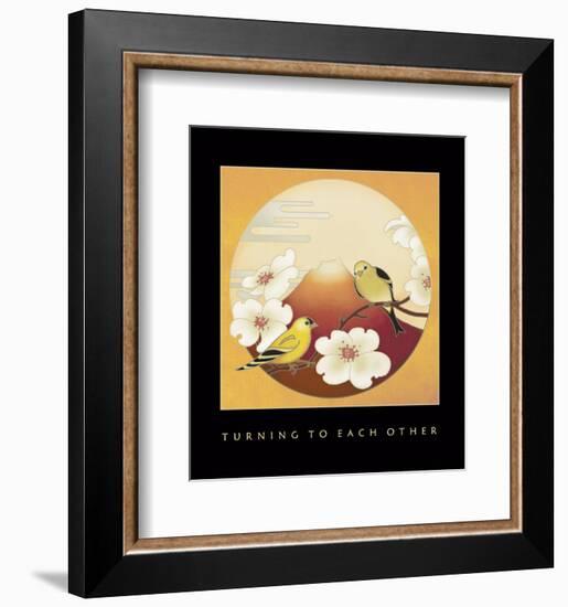 Turning To Each Other 1-Sybil Shane-Framed Art Print