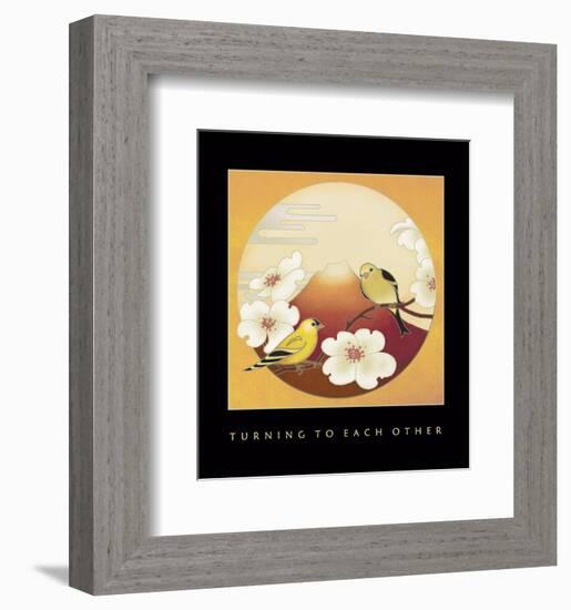 Turning To Each Other 1-Sybil Shane-Framed Art Print