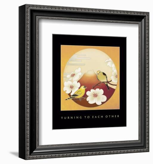 Turning To Each Other 1-Sybil Shane-Framed Art Print