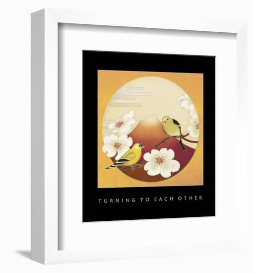 Turning To Each Other 1-Sybil Shane-Framed Art Print