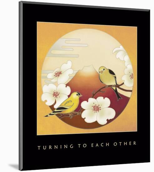 Turning To Each Other 1-Sybil Shane-Mounted Art Print