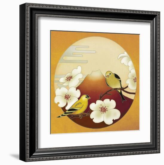 Turning to Each Other II-Sybil Shane-Framed Art Print