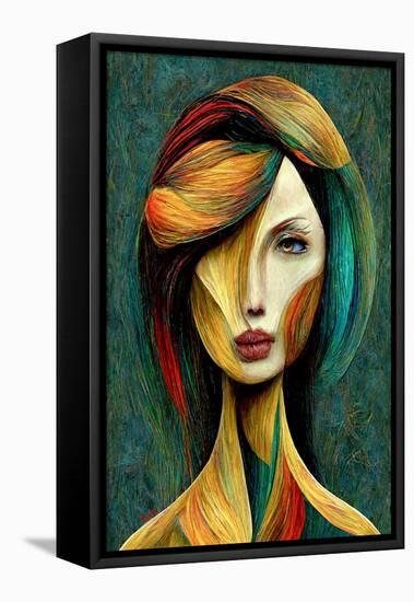 Turning Women into Wood, C.2022 (Digital Art)-Blake Munch-Framed Premier Image Canvas