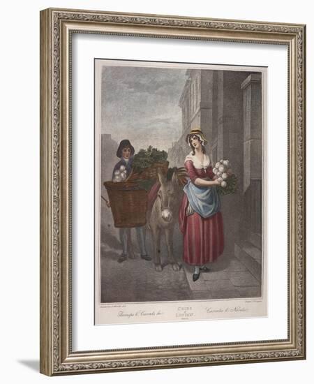 Turnips and Carrots Ho, Cries of London, C1870-Francis Wheatley-Framed Giclee Print