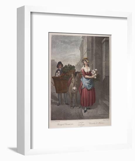 Turnips and Carrots Ho, Cries of London, C1870-Francis Wheatley-Framed Giclee Print