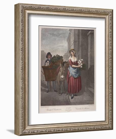 Turnips and Carrots Ho, Cries of London, C1870-Francis Wheatley-Framed Giclee Print