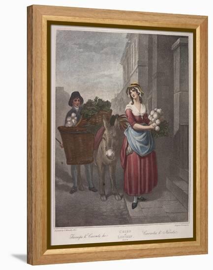 Turnips and Carrots Ho, Cries of London, C1870-Francis Wheatley-Framed Premier Image Canvas