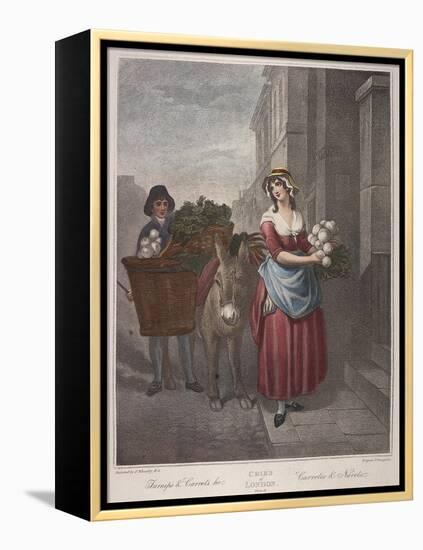 Turnips and Carrots Ho, Cries of London, C1870-Francis Wheatley-Framed Premier Image Canvas