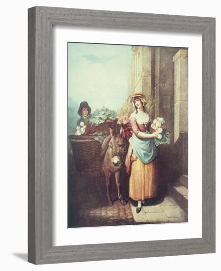 Turnips and Carrots, Ho-Francis Wheatley-Framed Giclee Print