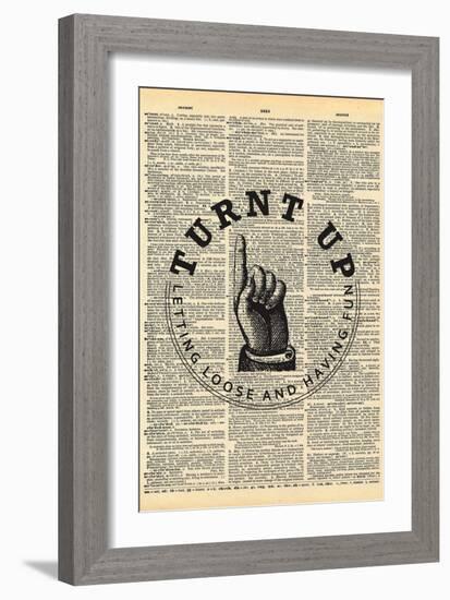 Turnt Up-null-Framed Art Print