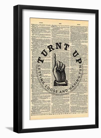 Turnt Up-null-Framed Art Print