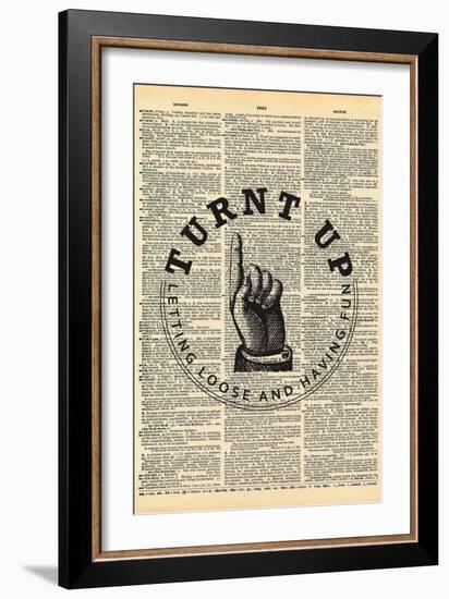 Turnt Up-null-Framed Art Print