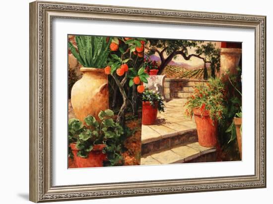 Turo Tuscan Orange-Art Fronckowiak-Framed Art Print
