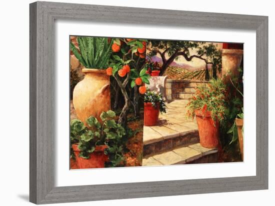 Turo Tuscan Orange-Art Fronckowiak-Framed Art Print