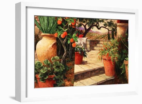 Turo Tuscan Orange-Art Fronckowiak-Framed Art Print