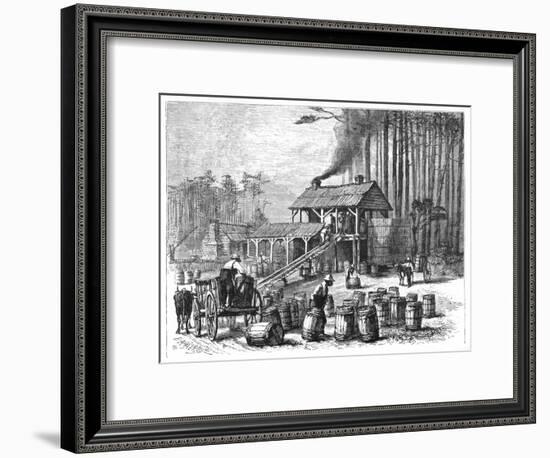 Turpentine Distillery, North Carolina, 1870-Edwin Austin Abbey-Framed Giclee Print