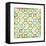 Turquiose GRID 10 copy-Pamela A. Johnson-Framed Premier Image Canvas