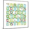 Turquiose GRID 16 copy-Pamela A. Johnson-Mounted Giclee Print