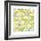 Turquiose GRID 18 copy-Pamela A. Johnson-Framed Giclee Print