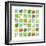 Turquiose GRID 2-Pamela A. Johnson-Framed Giclee Print