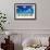 Turquoise Atoll-Mike Toy-Framed Giclee Print displayed on a wall