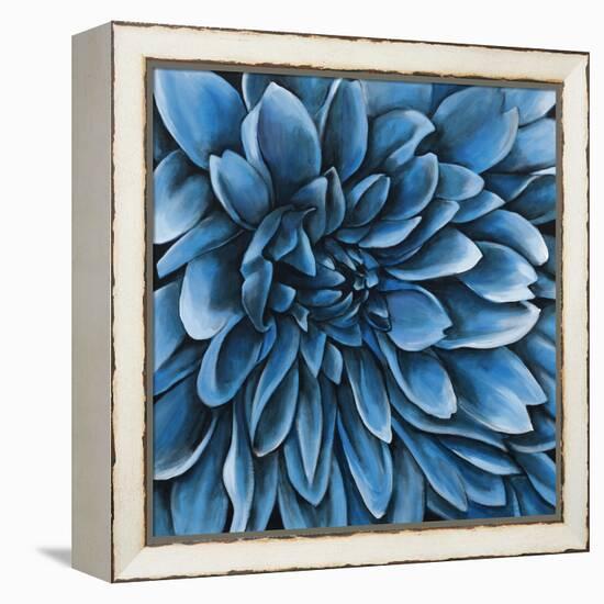 Turquoise Bloom-Sydney Edmunds-Framed Premier Image Canvas