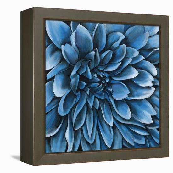 Turquoise Bloom-Sydney Edmunds-Framed Premier Image Canvas