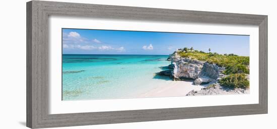 Turquoise Blue Waters, Dramatic Limestone Cliffs, At Lighthouse Point, Island Of Eleuthera, Bahamas-Erik Kruthoff-Framed Photographic Print