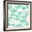 Turquoise Bonsai Pattern-Cat Coquillette-Framed Giclee Print