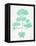 Turquoise Bonsai-Cat Coquillette-Framed Premier Image Canvas