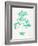 Turquoise Bonsai-Cat Coquillette-Framed Giclee Print