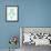 Turquoise Bonsai-Cat Coquillette-Framed Giclee Print displayed on a wall