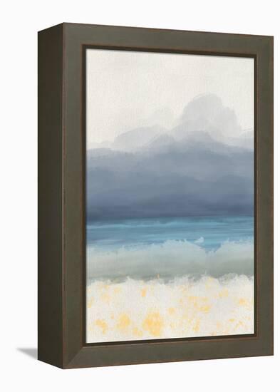 Turquoise Breeze 1-Melody Hogan-Framed Stretched Canvas
