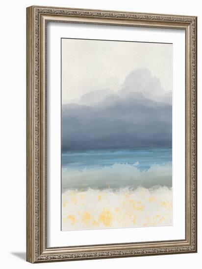 Turquoise Breeze 1-Melody Hogan-Framed Art Print