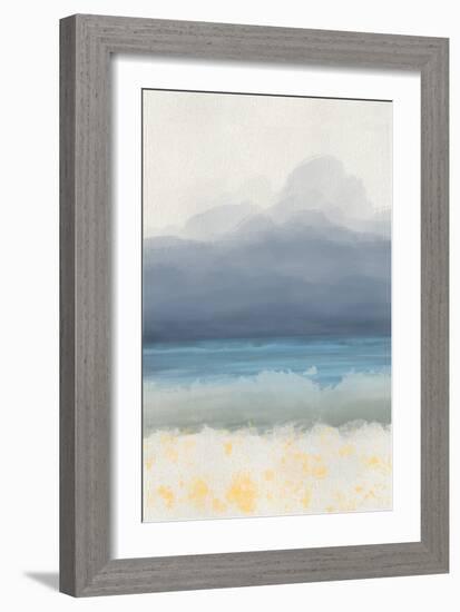 Turquoise Breeze 1-Melody Hogan-Framed Art Print