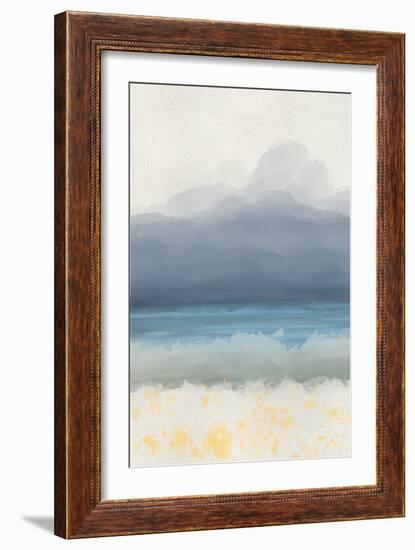 Turquoise Breeze 1-Melody Hogan-Framed Art Print