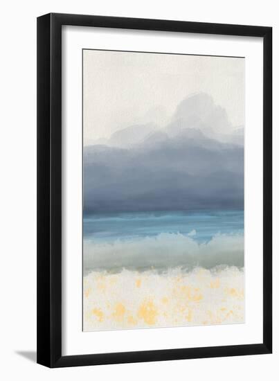 Turquoise Breeze 1-Melody Hogan-Framed Art Print