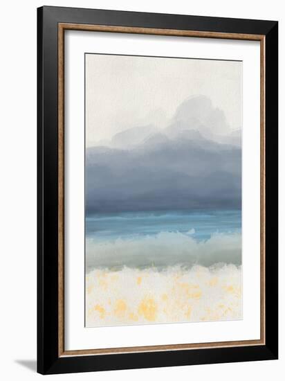 Turquoise Breeze 1-Melody Hogan-Framed Art Print