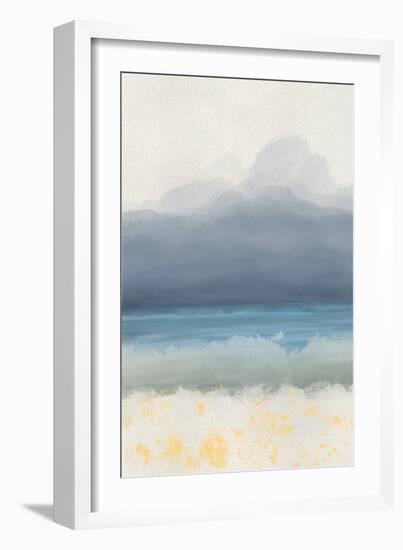 Turquoise Breeze 1-Melody Hogan-Framed Art Print